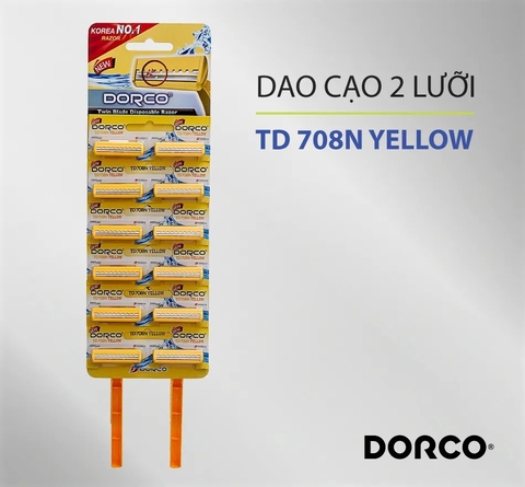 Dao cạo râu Dorco TD708 12HC