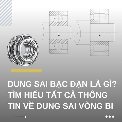 Dung sai bạc đạn là gì? Tìm hiểu tất cả thông tin về dung sai vòng bi
