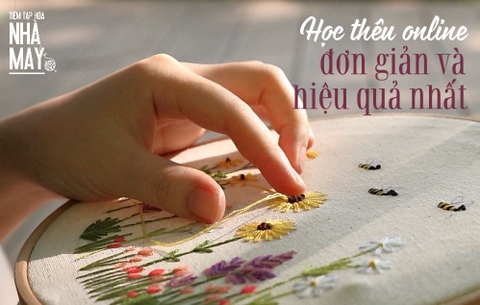 Làm thế nào để học thêu online đơn giản và hiệu quả nhất?