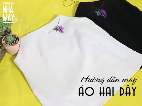 Mẫu rập áo hai dây