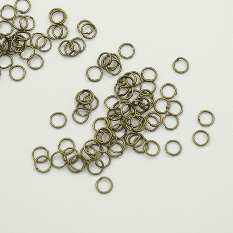 Khoen tròn nhỏ làm phụ kiện (gói 20g) - vàng 6mm