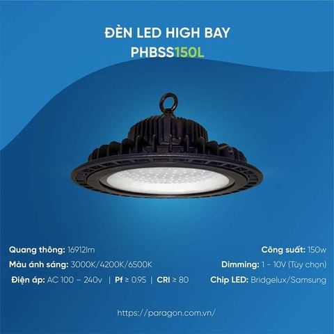 Đèn LED HighBay 150W PHBSS150L