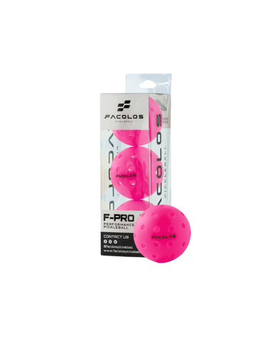 Bóng Pickleball Facolos F-Pro Performance - Hộp 3 Quả Màu 40 lỗ D74mm