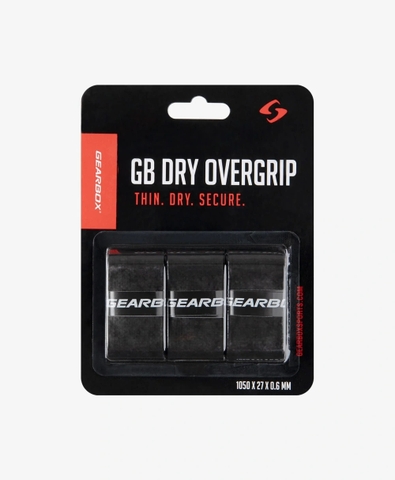 Quấn Cán Vợt Pickleball Gearbox Dry Overwrap Grip - Black