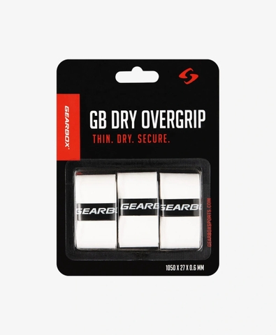 Quấn Cán Vợt Pickleball Gearbox Dry Overwrap Grip - White