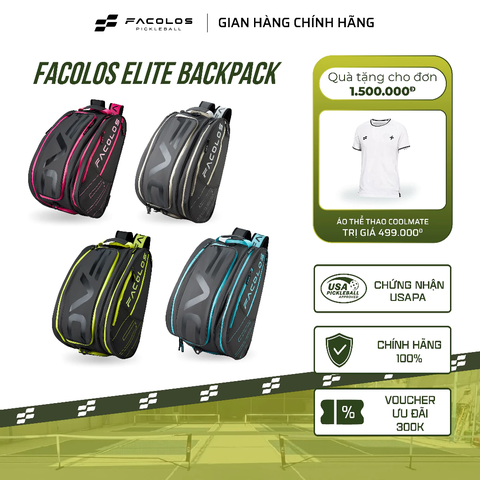 Balo Pickleball Facolos Elite Backpack - Cho Người Chơi Chuyên Nghiệp