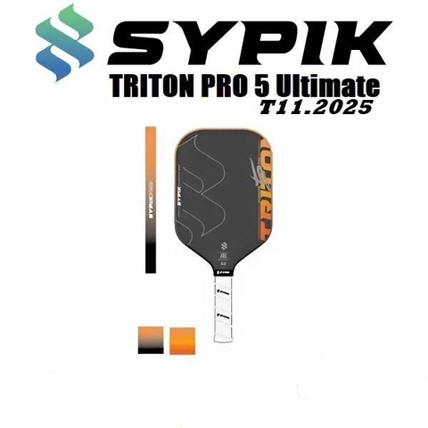 Vợt Pickleball Sypik Triton Pro 5 Ultimate - Màu Cam