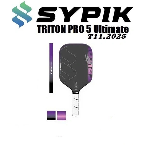 Vợt Pickleball Sypik Triton Pro 5 Ultimate - Màu Tím