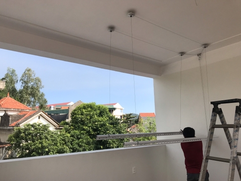 Lắp đặt giàn phơi thông minh tại Quảng Ninh - Anh Nam - Giếng Đáy, Hạ Long
