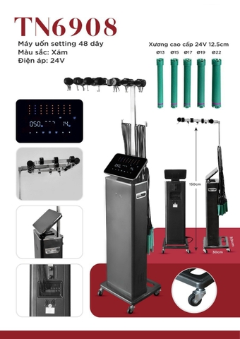Máy uốn tóc setting TN6908 - 48 Trục