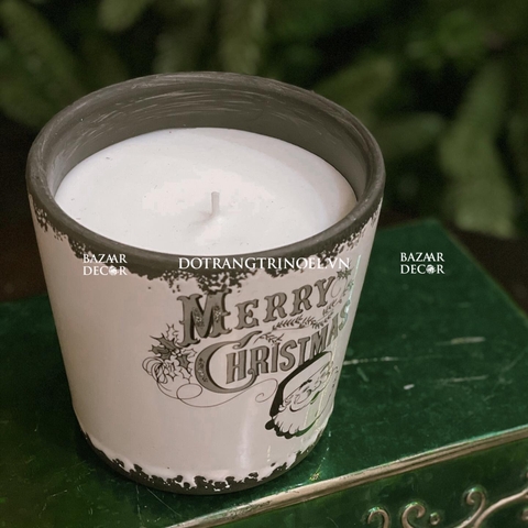 Hũ nến thơm Vintage Christmas Candle 454gr