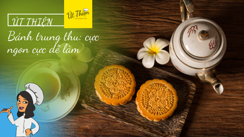 Hãy Cùng Út Thiện Với Công thức làm bánh trung thu Kim Sa trứng muối cực đơn giản