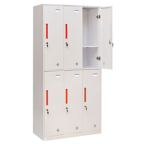 Tủ Locker 6 Cánh Dài TU982-3KD