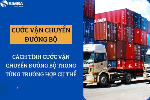 Bật mí cách tính cước vận chuyển đường bộ