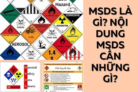 MSDS là gì? Nội dung MSDS cần những gì?