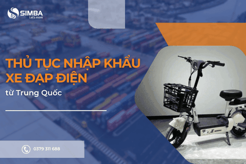 Thủ tục nhập khẩu xe đạp điện từ Trung Quốc