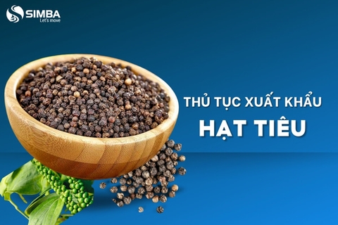 Thủ tục xuất khẩu hạt tiêu chi tiết nhất