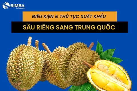 Điều kiện và thủ tục xuất khẩu sầu riêng sang Trung Quốc