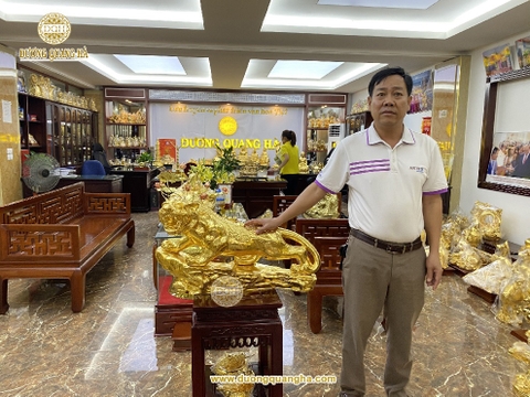 Tượng Hổ dát vàng 24k