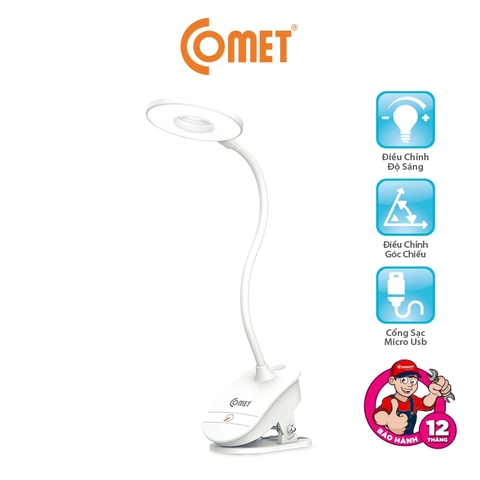 ĐÈN BÀN SẠC LED COMET CT174W/P