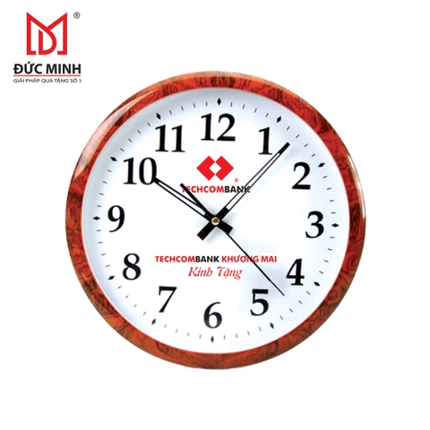 Đồng hồ treo tường in logo