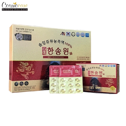 Tinh dầu thông đỏ Chính phủ cao cấp Dami Hansongwon 120 viên/ hộp