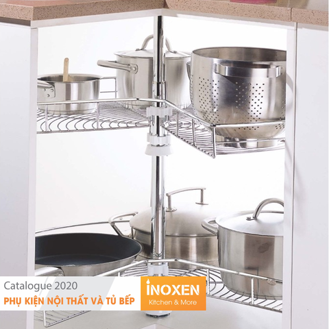 Mâm xoay 3/4 inox nan MXS.270A/MXS304.270A - INOXEN