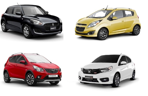 Bảng giá xe ô tô 4 chỗ cũ, mới giá rẻ