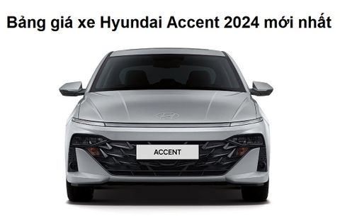 Bảng giá Hyundai Accent 2024