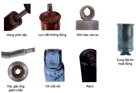 Các hư hỏng và cách kiểm tra sửa chữa hệ thống treo trên ô tô