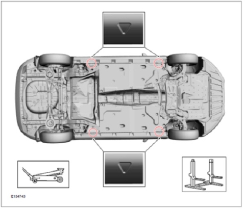 Hướng dẫn cách nâng xe ô tô trên cầu nâng 2 trụ