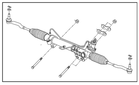 Hướng dẫn tháo lắp, kiểm tra thước lái xe ô tô