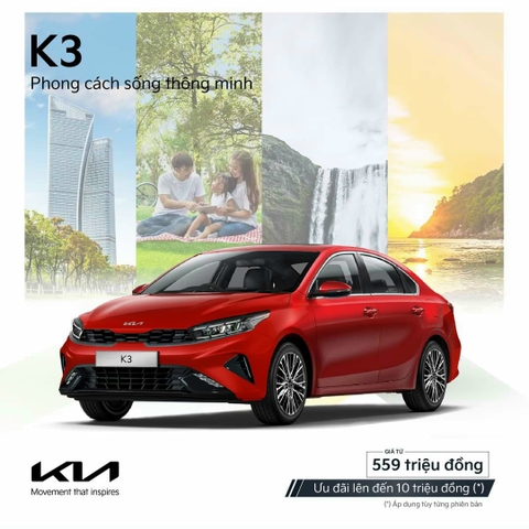 Bảng giá xe Kia K3 model 2022
