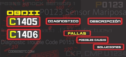 Mã lỗi C1405 code, C1406 code - Lỗi mạch cảm biến tốc độ phía trước phải, trái