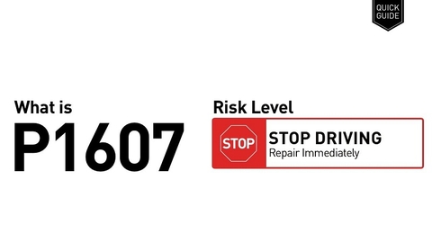 Mã lỗi P1607 code