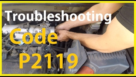 Mã lỗi P2119 code - Bộ chấp hành điều khiển thân bướm ga