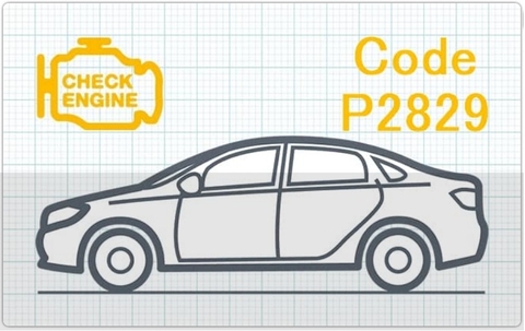 Mã lỗi P2829 code - Lỗi van điện từ điều khiển áp suất