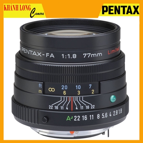 Ống Kính Pentax FA 77mm F/1.8 limited (black) - Chính hãng