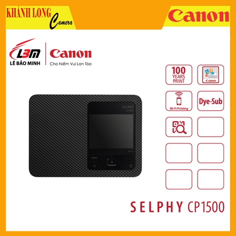 MÁY IN ẢNH CANON SELPHY CP1500 (ĐEN, TRẮNG)