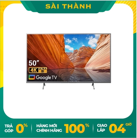 [Miễn phí giao hàng] Android Tivi Sony 4K 50 inch KD-50X80J