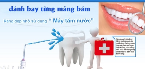 Máy tăm nước: Bí quyết giúp bạn làm sạch răng nhẹ nhàng