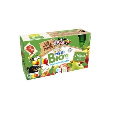 Trái cây nghiền hữu cơ Paquito dạng túi cho bé từ 6 tháng tuổi