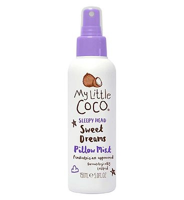 Xịt gối,áo quần My Little Coco thư giãn,hỗ trợ giấc ngủ ngon cho bé 150ml mùi oải hương,hoa cúc,...