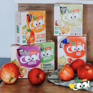 Trái cây nghiền hữu cơ Vitabio Cool dạng túi cho bé từ 6 tháng