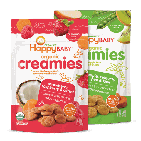 Bánh Ăn Dặm Sữa Dừa Sấy Khô Hữu Cơ Happy Baby Organic Creamies