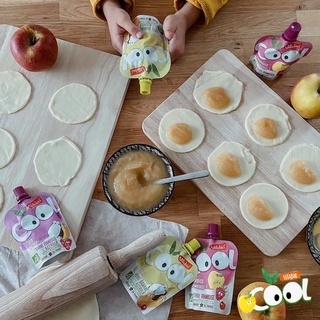 Trái cây nghiền hữu cơ Vitabio Cool dạng túi cho bé từ 6 tháng