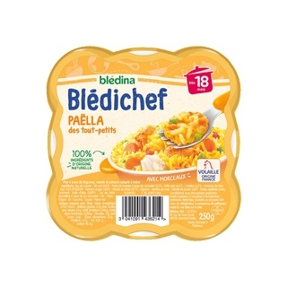 Hủ ăn dặm Bledichef cho bé từ 18 tháng tuổi 250g