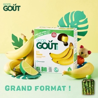Trái cây nghiền Hữu cơ Good Gout cho bé từ 4, 6 tháng tuổi (85g)