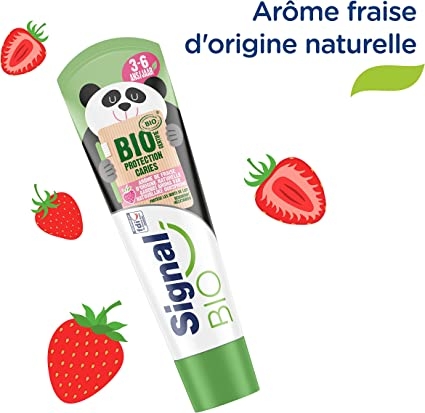 Kem đánh răng hữu cơ Signal cho bé từ 3 tuổi - tuýp 50ml