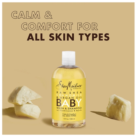 Sữa tắm gội toàn thân Organic Shea Moisture baby 384ml